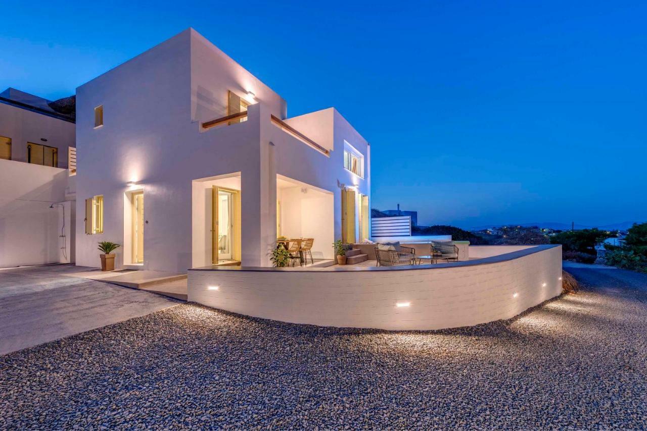 Villa Alba In Syros With Private Jacuzzi 아졸림노스 외부 사진