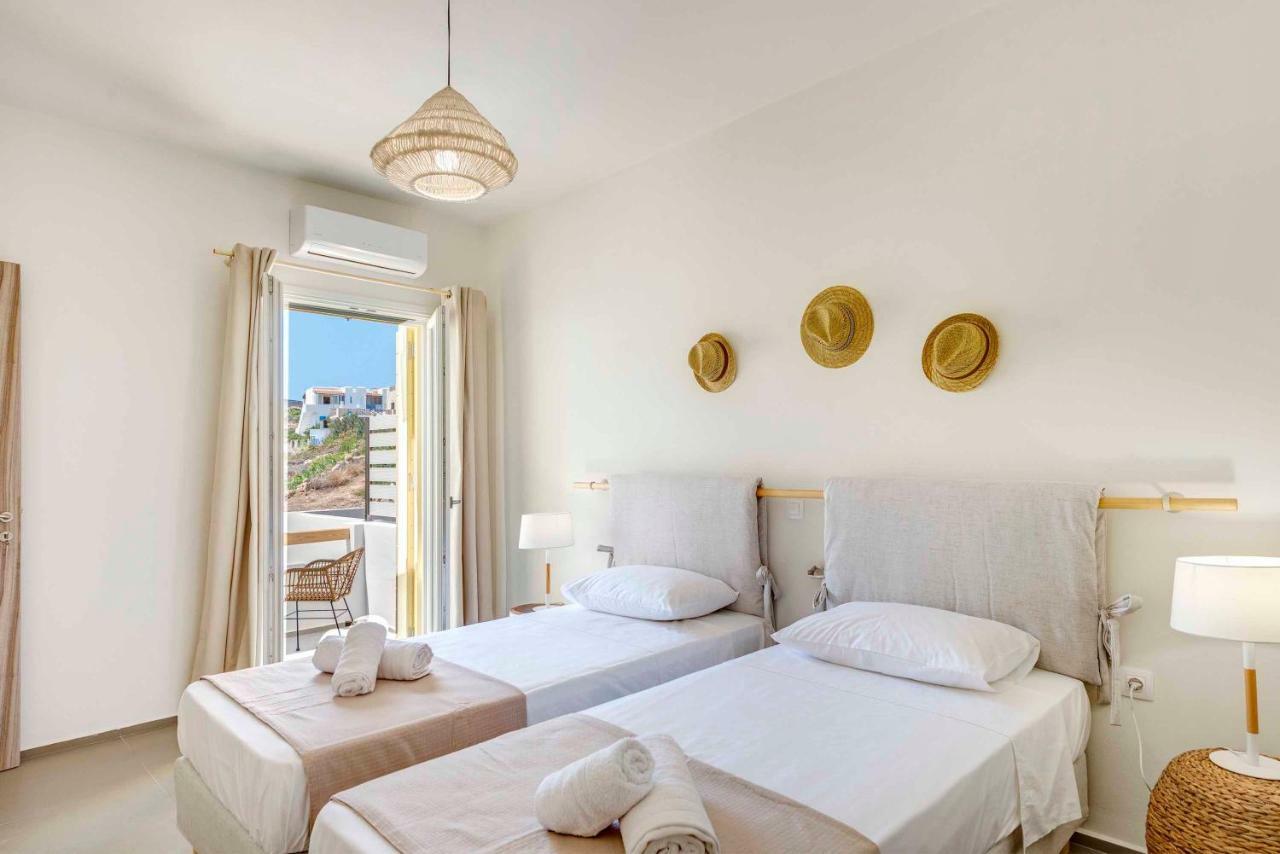 Villa Alba In Syros With Private Jacuzzi 아졸림노스 외부 사진