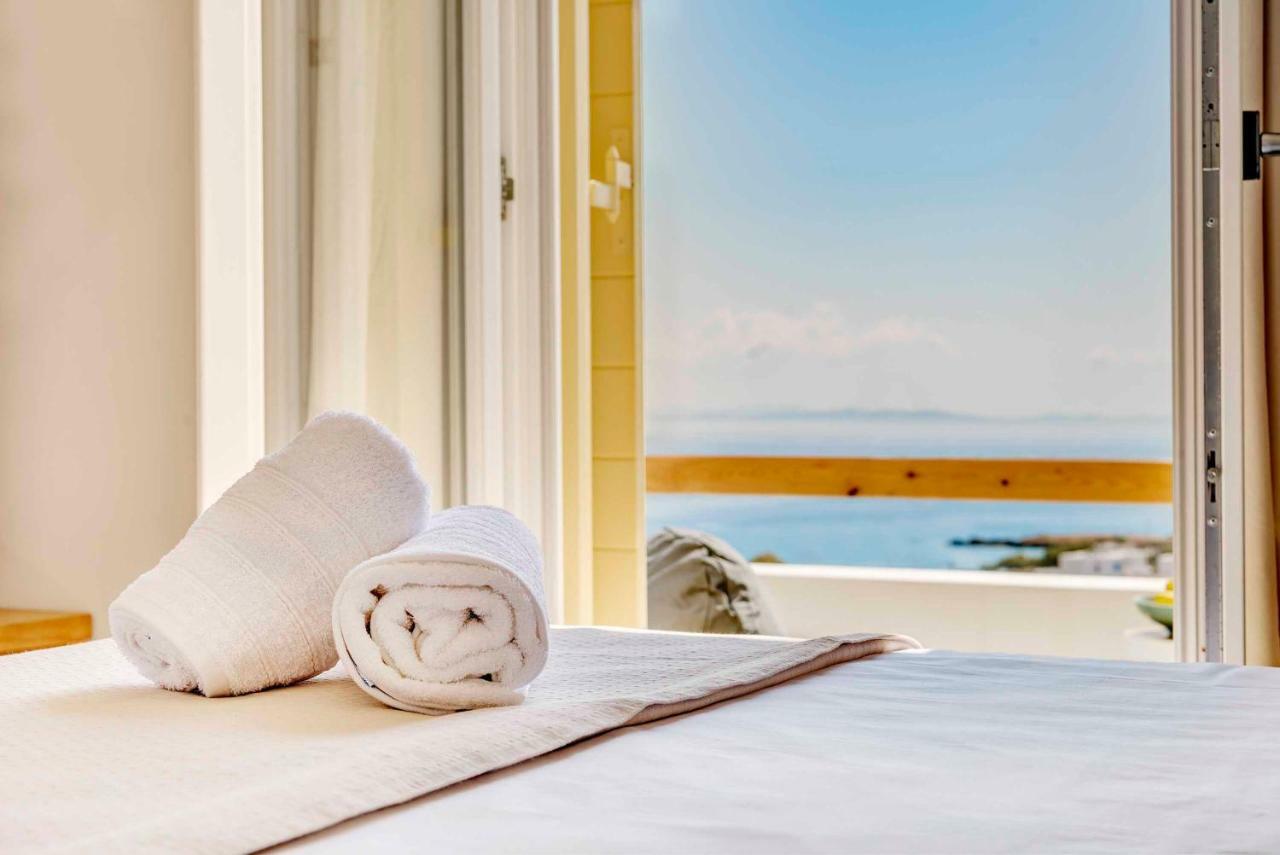 Villa Alba In Syros With Private Jacuzzi 아졸림노스 외부 사진